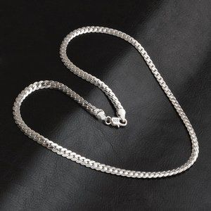 NEW 20'' 925 Sterling Silver Snake Chain Necklace